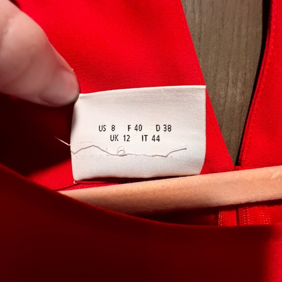 Akris Punto Red Long Sleeve Shift Dress US 8 – Luxury Minimalist - Picture 4 of 4